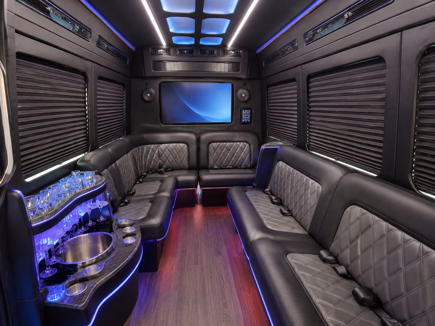 deerfield beach party bus interior